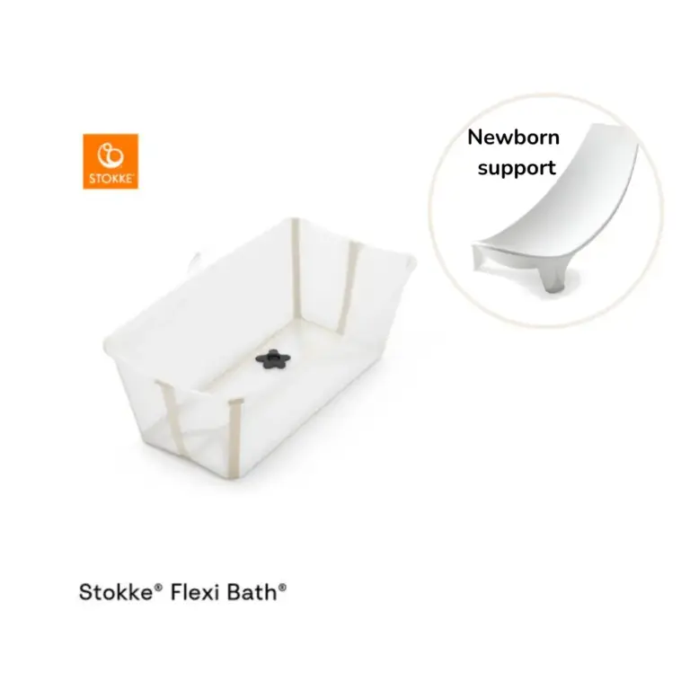 Stokke Flexi Bath inkl. Newborn Support - Sandy Beige Stokke Flexi Bath inkl. Newborn Support - Sandy Beige