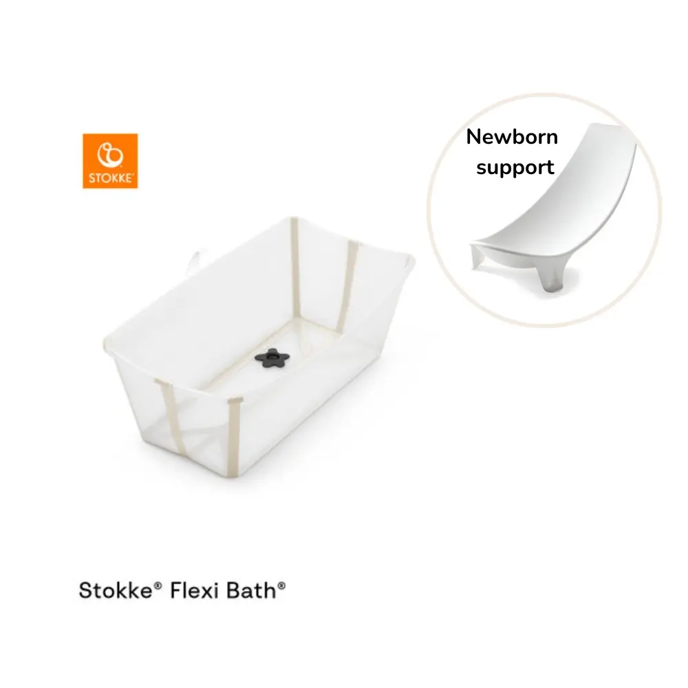 Stokke Flexi Bath inkl. Newborn Support - Sandy Beige