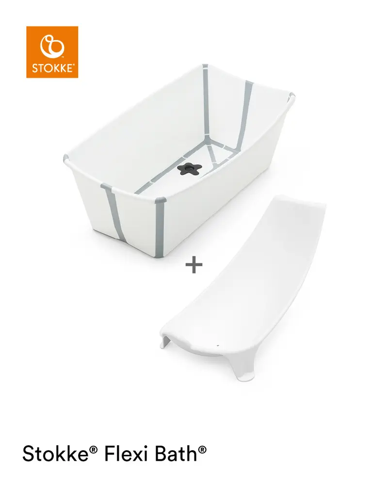 Stokke Flexi Bath inkl. Newborn Support - White