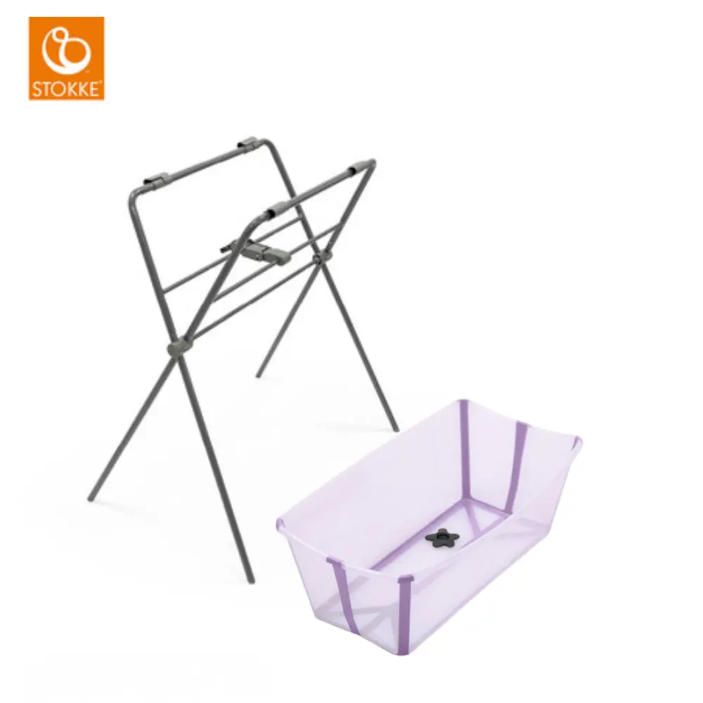 Stokke Flexi Bath inkl. Stativ - Lavender