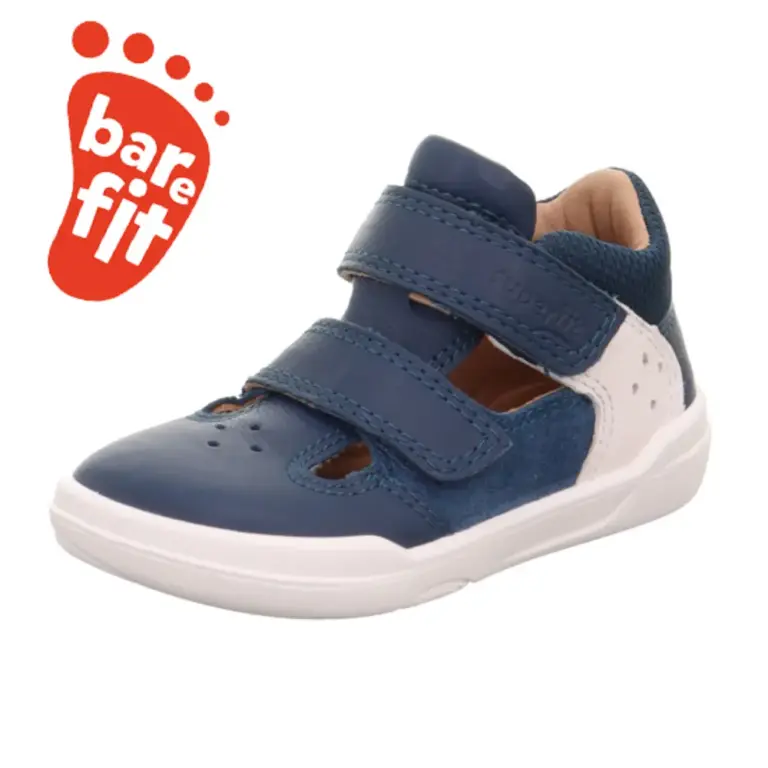 Superfree Barefoot Sandaler - Blå/Hvid - 26