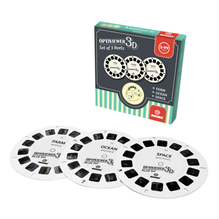 Svoora | 3D diasbriller tilbehør - Grøn, 3 discs