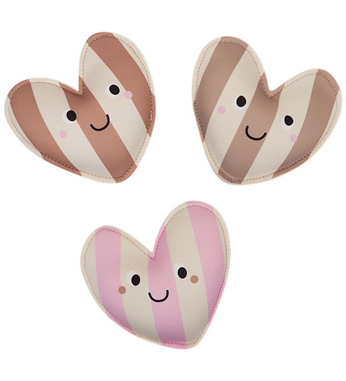 Swim Essentials Dykkervægte - 3-pak - Cozy Hearts - Pink/Beige Swim Essentials Dykkervægte - 3-pak - Cozy Hearts - Pink/Beige