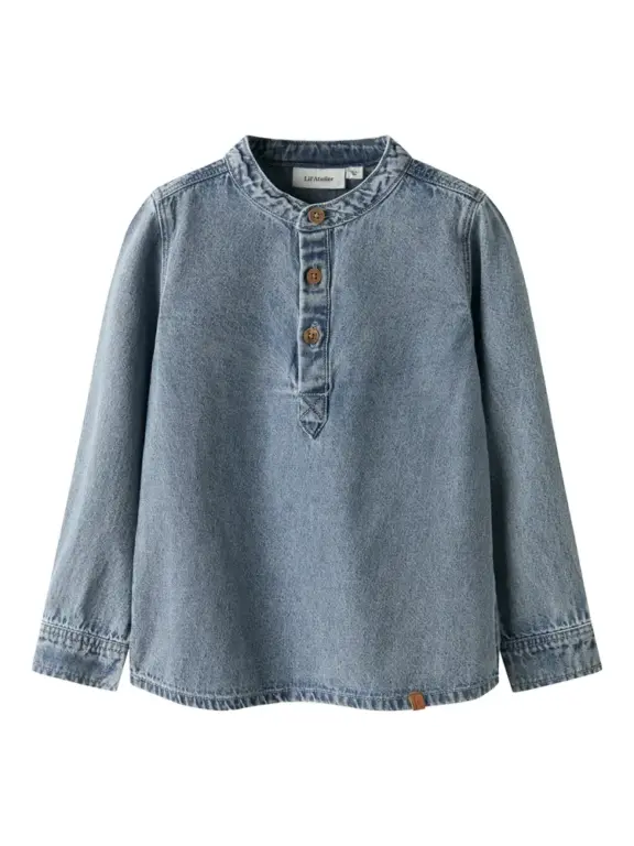 Taya Denim Skjorte - Medium blue denim - 104