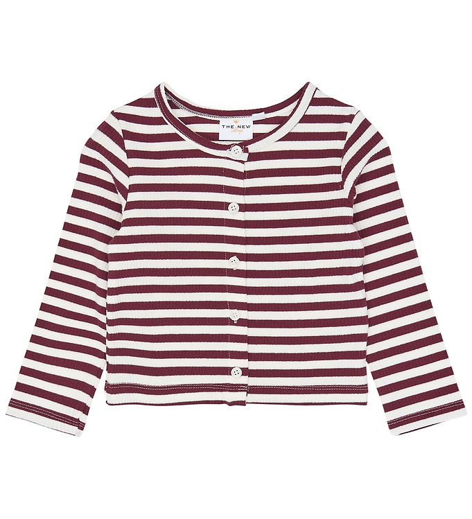 The New Siblings Cardigan - TnstFro - Rib - Gardenia Striped