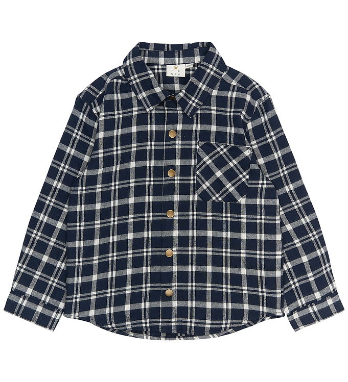 The New Skjorte - TnRonan - Navy Blazer Check