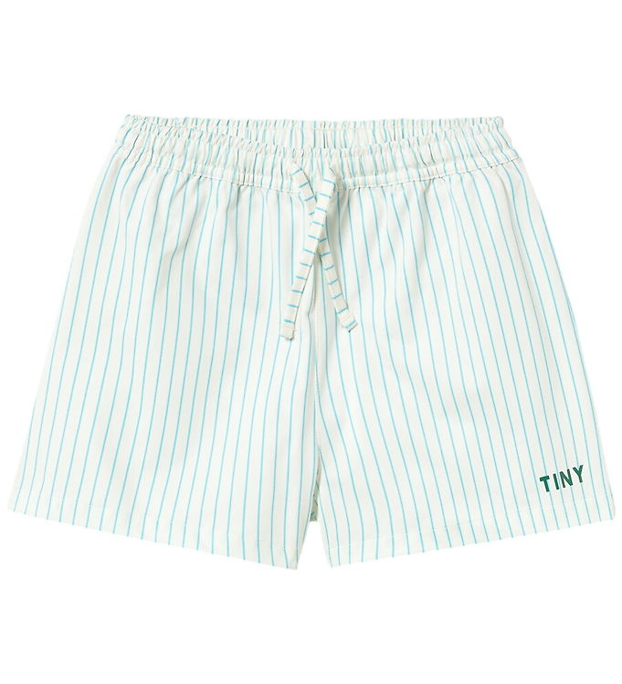 Tiny Cottons Badeshorts - Fine Stripes - Light Cyan Tiny Cottons Badeshorts - Fine Stripes - Light Cyan