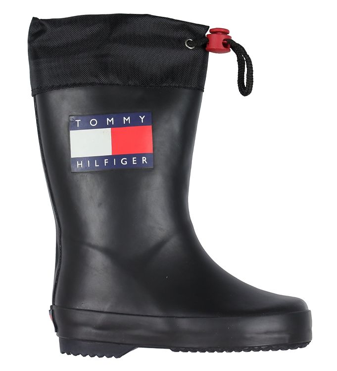 Tommy Hilfiger Gummistøvler - Sort Tommy Hilfiger Gummistøvler - Sort