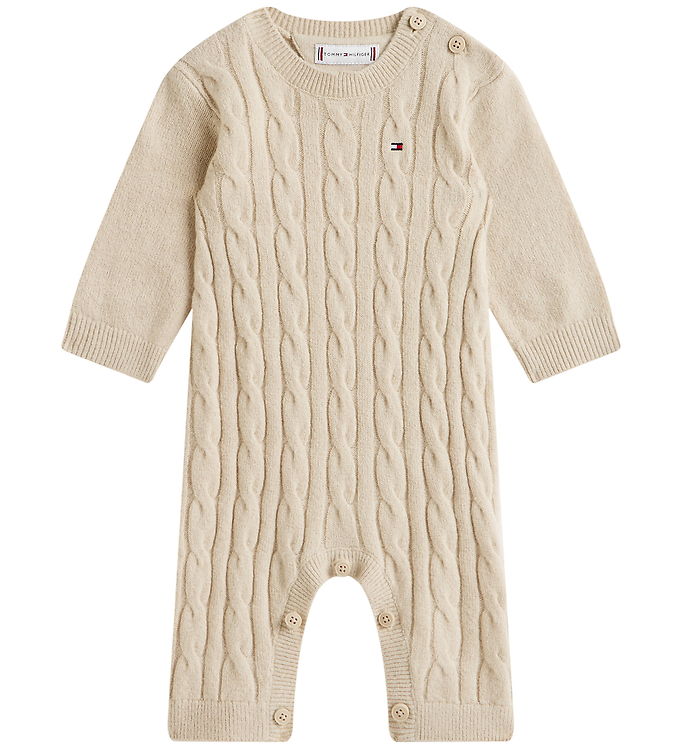 Tommy Hilfiger Heldragt - Strik - Gulf Sand