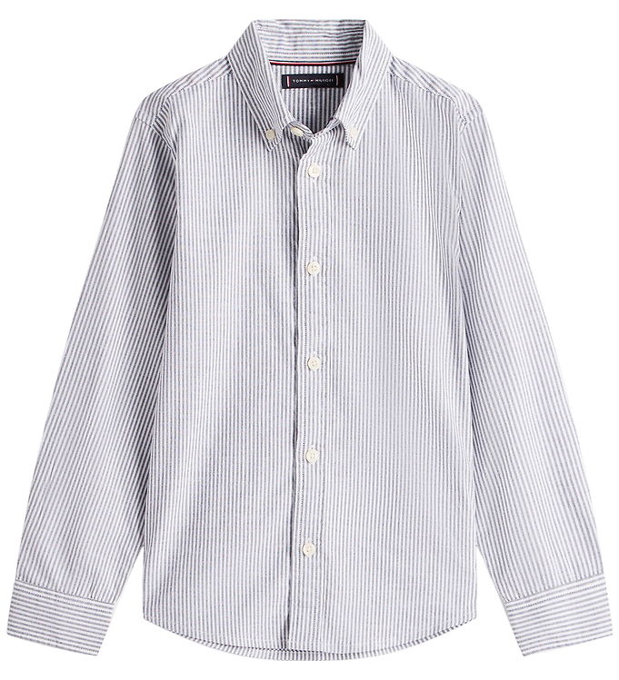 Tommy Hilfiger Skjorte - Dark Night Navy Stripe Tommy Hilfiger Skjorte - Dark Night Navy Stripe