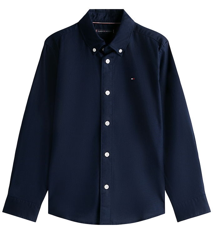 Tommy Hilfiger Skjorte - Oxford - Dark Blue Tommy Hilfiger Skjorte - Oxford - Dark Blue