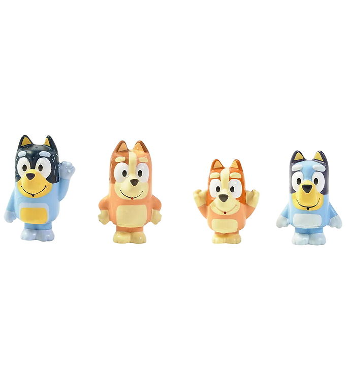 Toomies Badelegetøj - 4 stk. - Bluey Family Bath Squirters Toomies Badelegetøj - 4 stk. - Bluey Family Bath Squirters