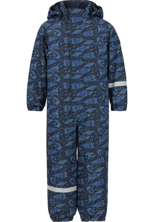 Tower Printet flyverdragt W-PRO 10000 - Navy - 104-110