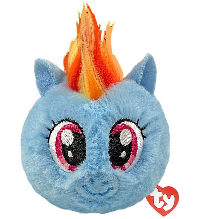 Ty Bamse/Hoppebold - Beanie Bouncers - 10 cm - Rainbow Dash MLP