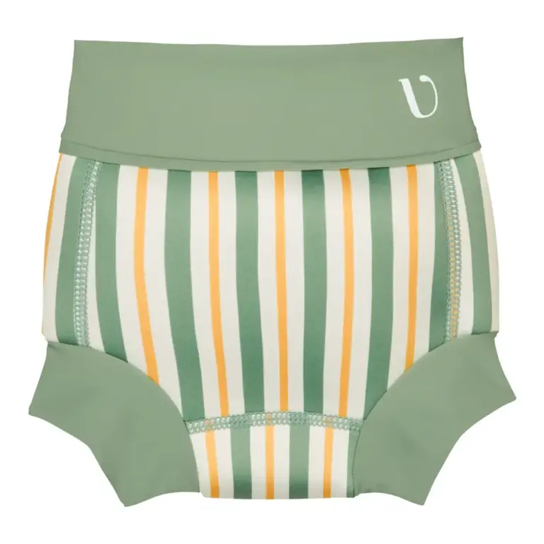 Vanilla Copenhagen Badeble Neopren - Striped - Fern - 2-3 ÅR