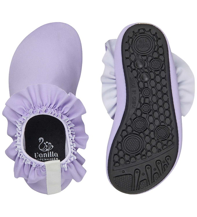 Vanilla Copenhagen Badesko - Lavender m. Flæser