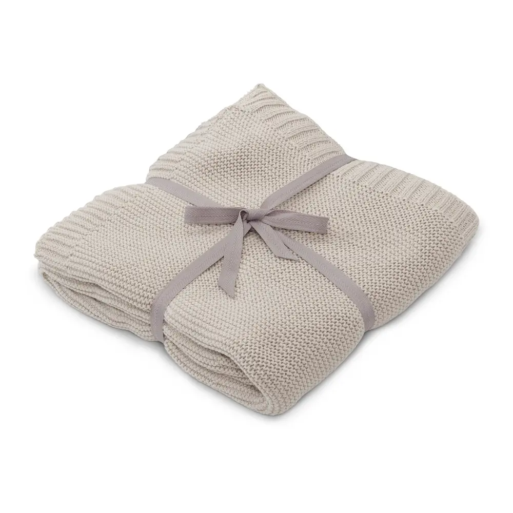 Vanilla Copenhagen Striktæppe - Oyster Grey - Økologisk