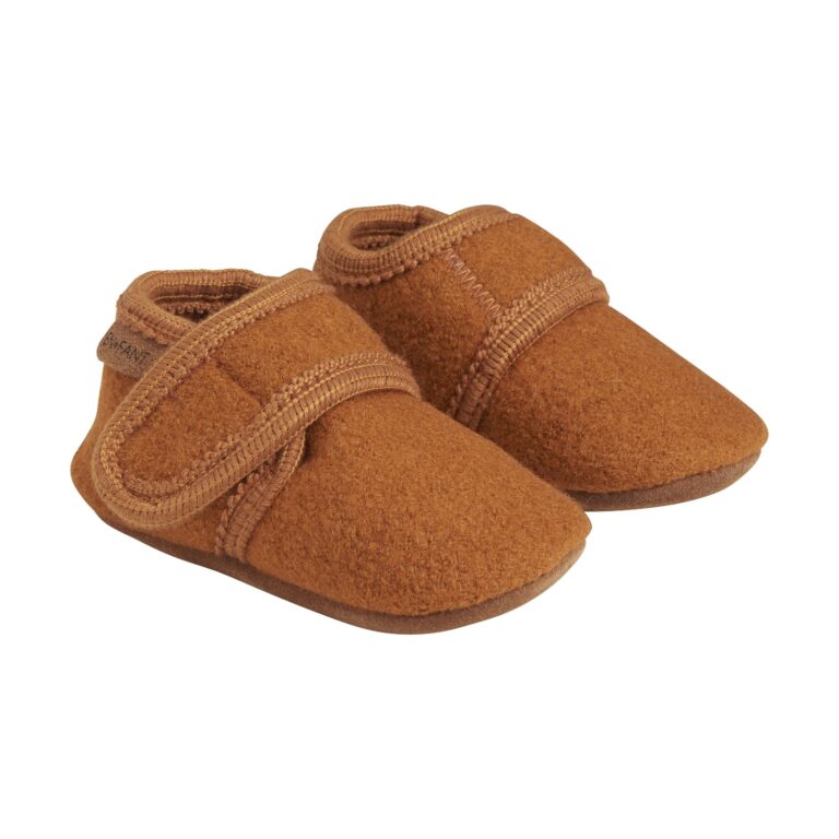 En Fant Baby Uld Sutsko - Leather Brown - 21/22