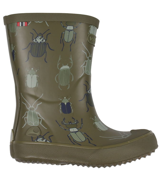Viking Gummistøvler - Indie - Khaki/Linen m. Print