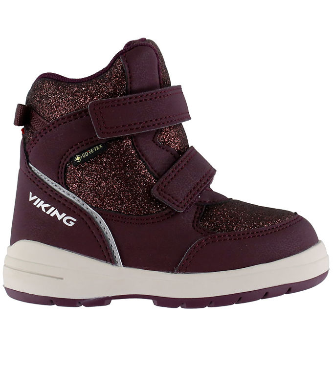 Viking Vinterstøvler - Fun Glitter Warm GTX 2V - Plum Viking Vinterstøvler - Fun Glitter Warm GTX 2V - Plum