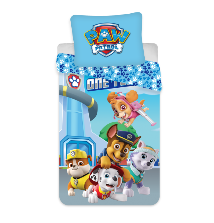 Voksen Størrelse Sengetøj Med Paw Patrol - Voksen Sengesæt - Legekammeraten.dk