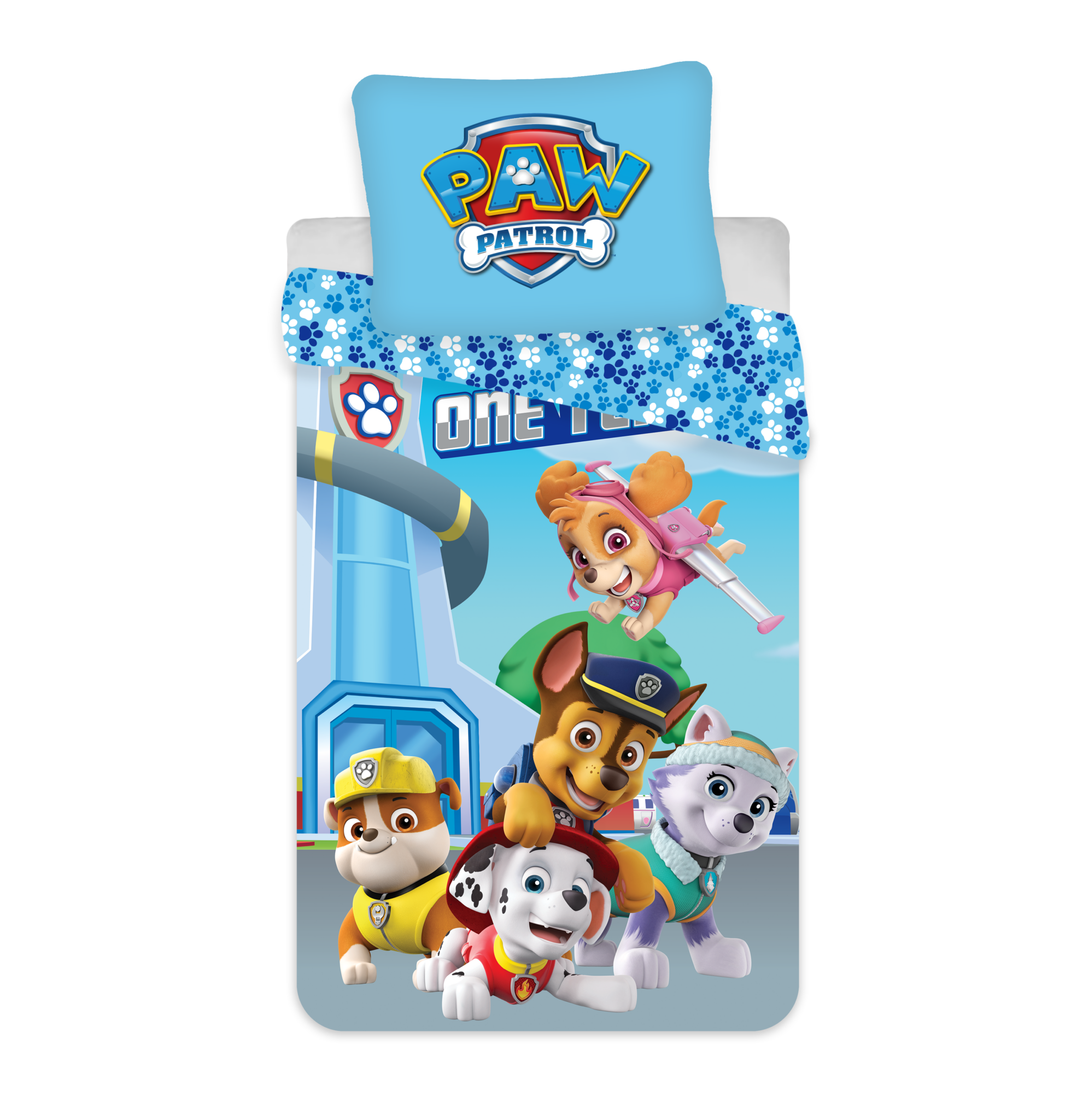 Voksen Størrelse Sengetøj Med Paw Patrol - Voksen Sengesæt - Legekammeraten.dk