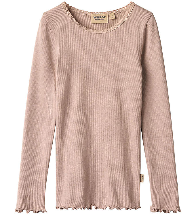 Wheat Bluse - Rib - Reese - Dry Rose Wheat Bluse - Rib - Reese - Dry Rose