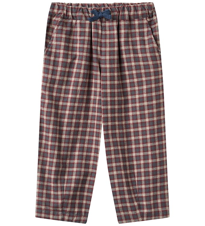 Wheat Bukser - Sasha - Blue Holiday Check