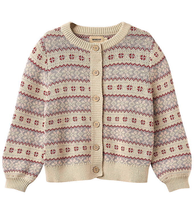 Wheat Cardigan - Strik - Vikki - Offwhite
