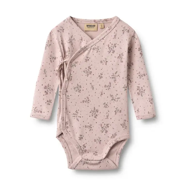 Wheat Chia Wrap Body - Lilac Flowers - 74