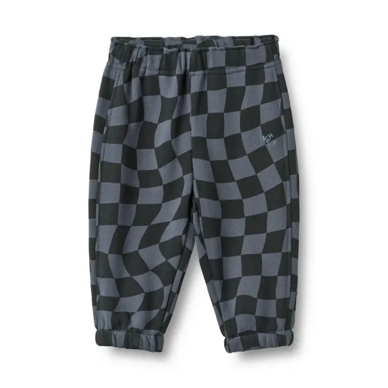 Wheat Cosmo Sweatpants - Navy Blue Check - 74 Wheat Cosmo Sweatpants - Navy Blue Check - 74