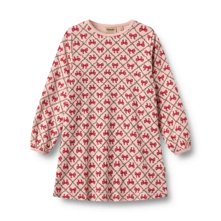 Wheat Elinor Natkjole - Dim Rose Bows - 92