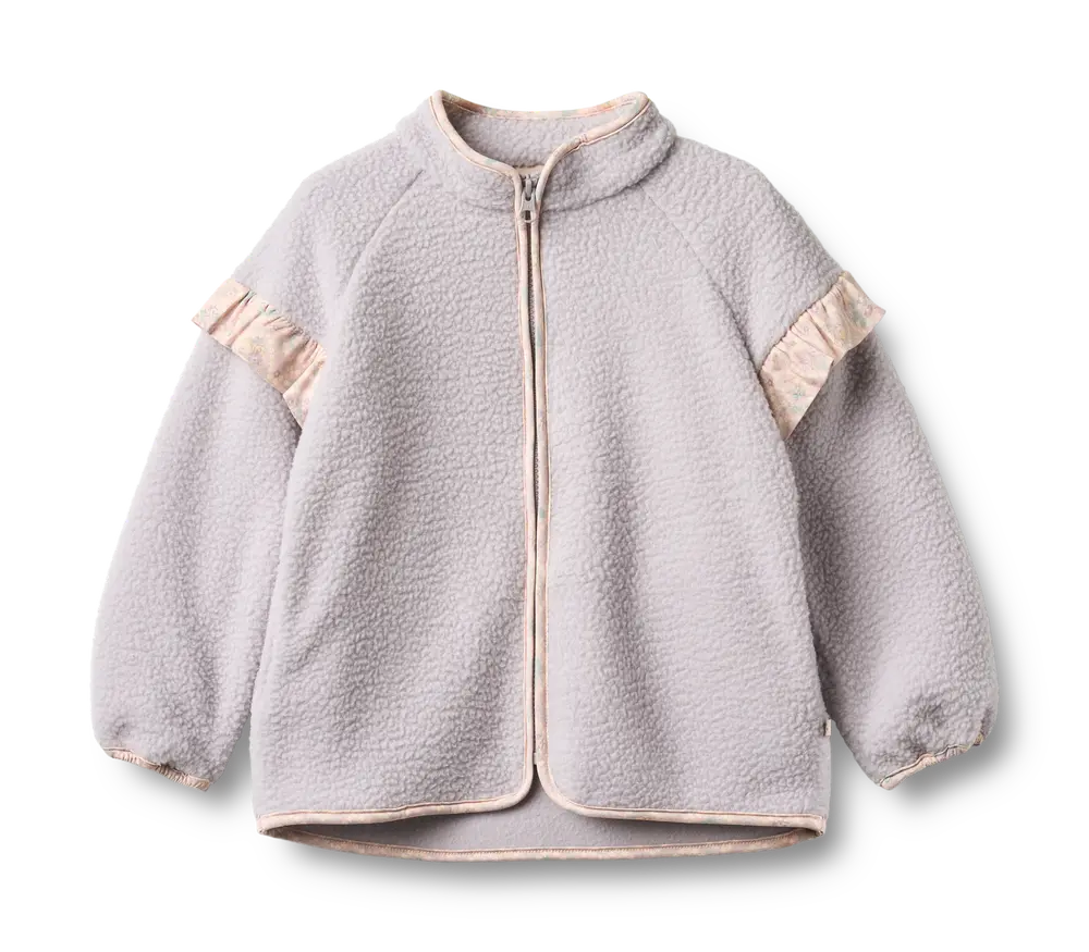 Wheat Ellena Fleece Jakke - Lavender Rain - 104