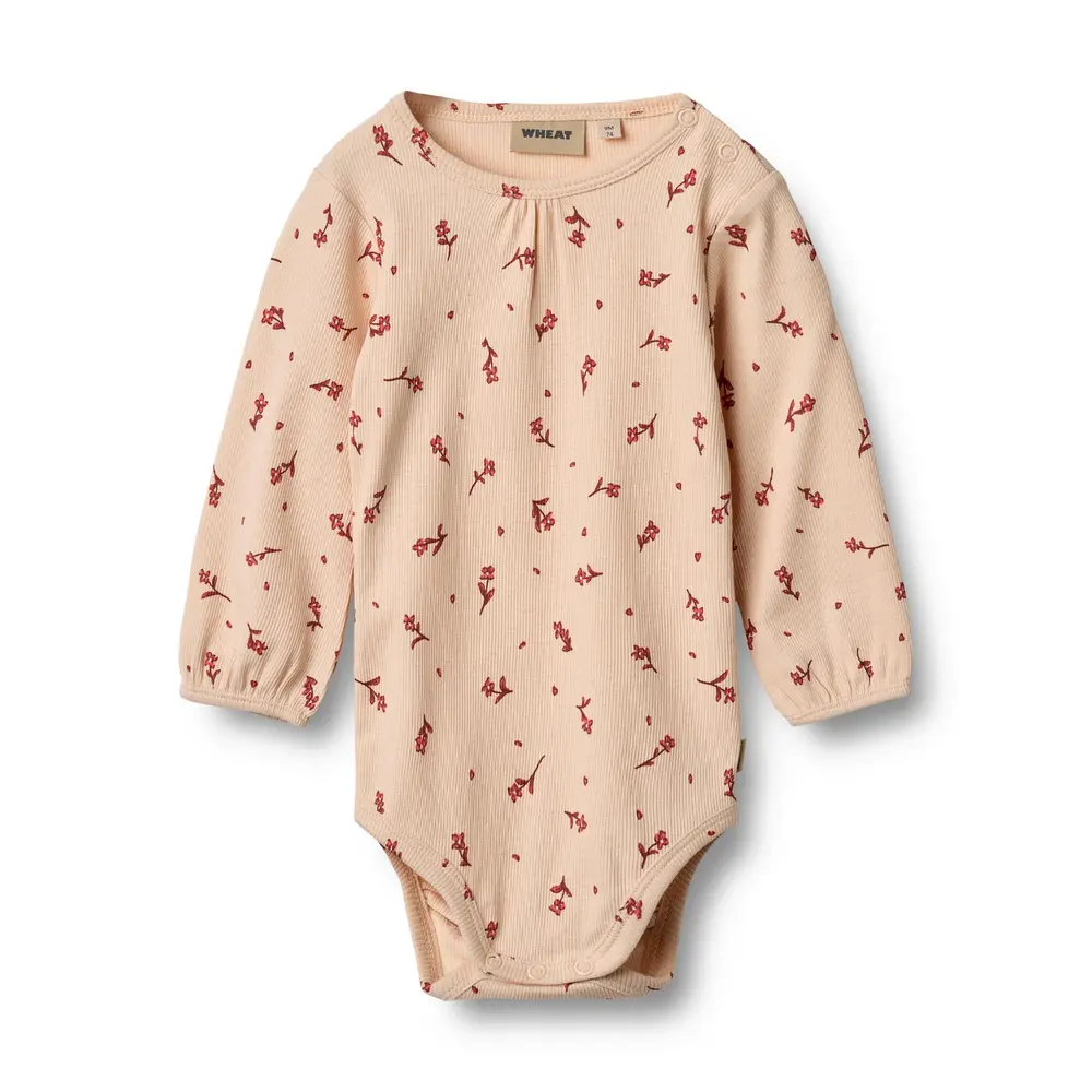 Wheat Elmine Langærmet Body - Rose Water Flowers - 62 Wheat Elmine Langærmet Body - Rose Water Flowers - 62