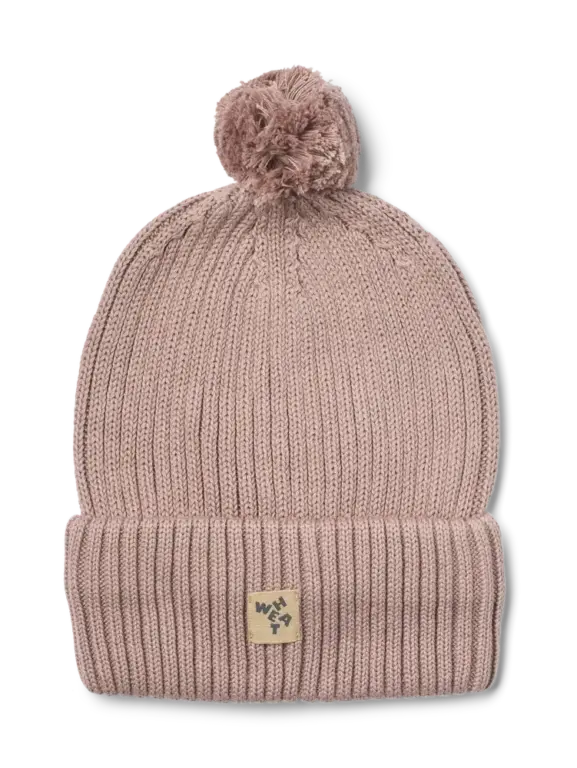 Wheat Habar Strikket Hue - Dry Rose - 6-8 ÅR Wheat Habar Strikket Hue - Dry Rose - 6-8 ÅR