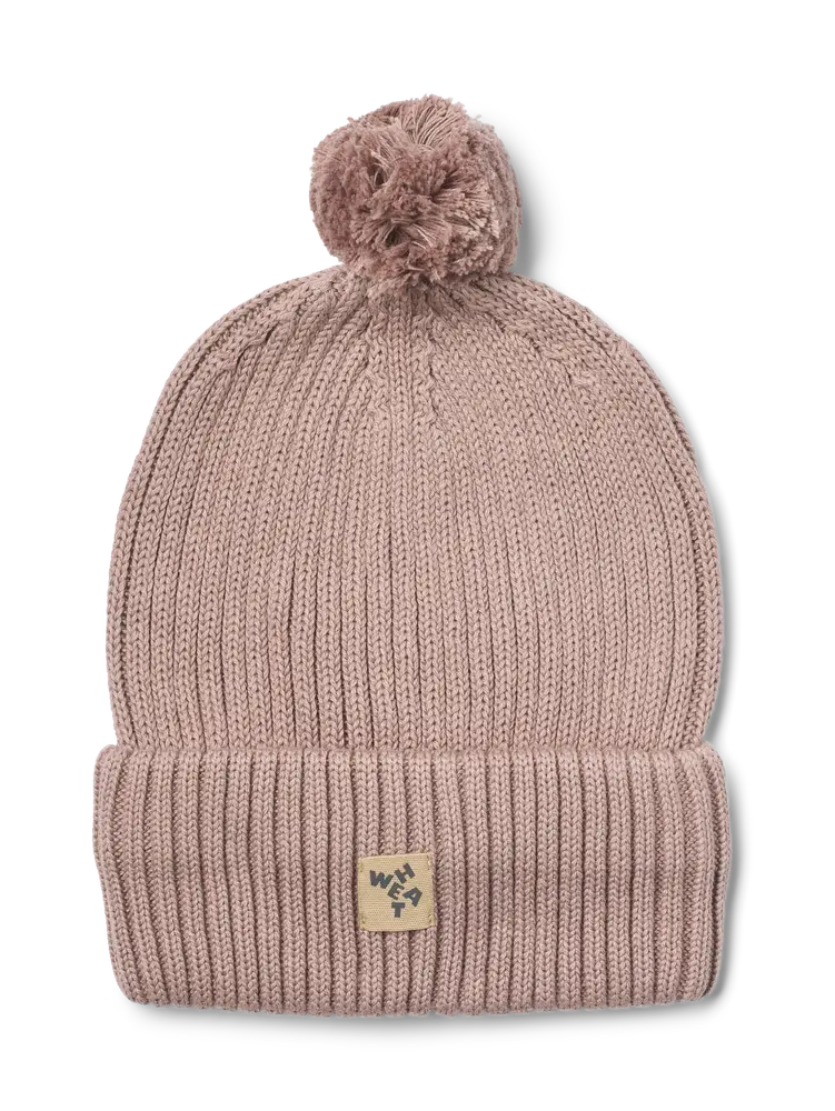 Wheat Habar Strikket Hue - Dry Rose - 6-8 ÅR Wheat Habar Strikket Hue - Dry Rose - 6-8 ÅR