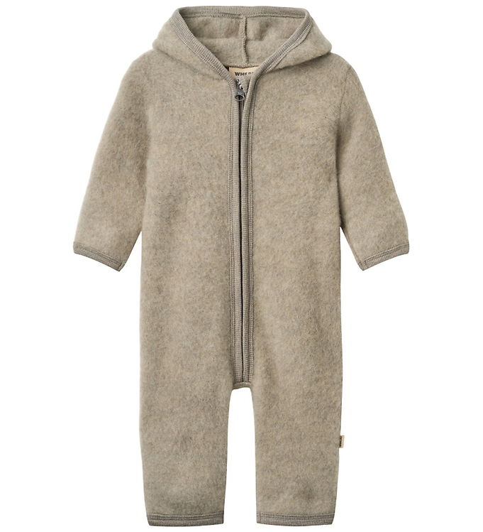 Wheat Heldragt - Uldfleece - Ata - Khaki Melange