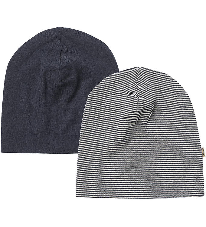 Wheat Hue - Uld - 2-pak - Emo - Navy Stripe/Navy