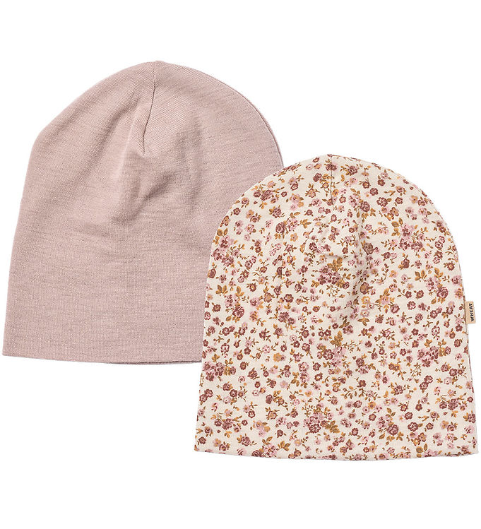 Wheat Hue - Uld - 2-pak - Emo - Pale Lilac Flowers Wheat Hue - Uld - 2-pak - Emo - Pale Lilac Flowers