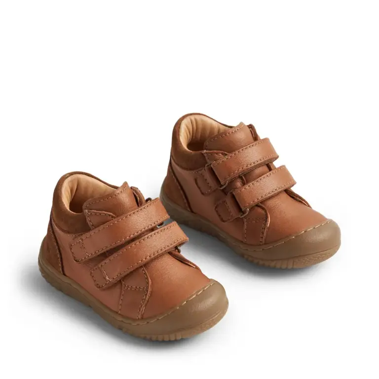 Wheat Ivalo Dobbelt Velcro Prewalker - Cognac - 25