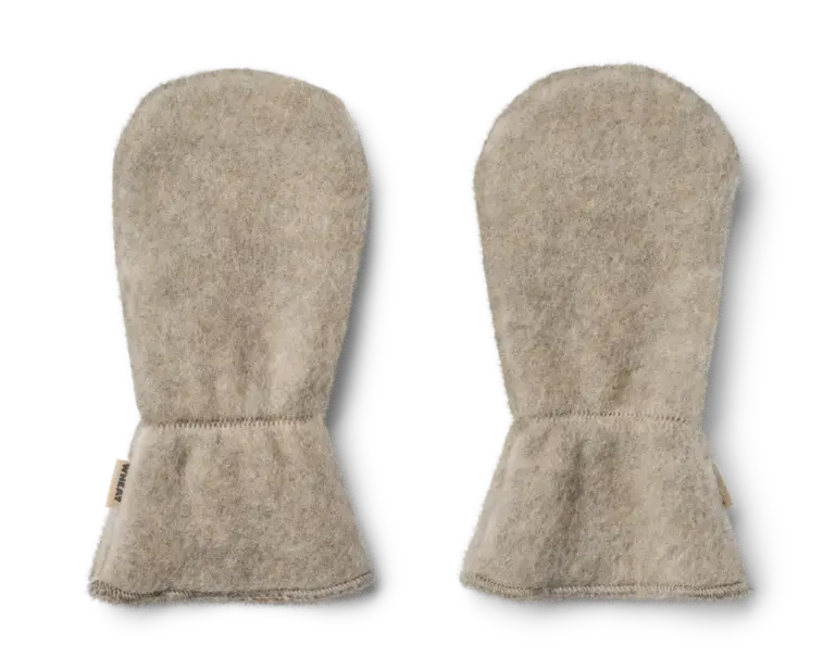 Wheat Jay Uld Fleece Luffer - Khaki Melange - ONESIZE