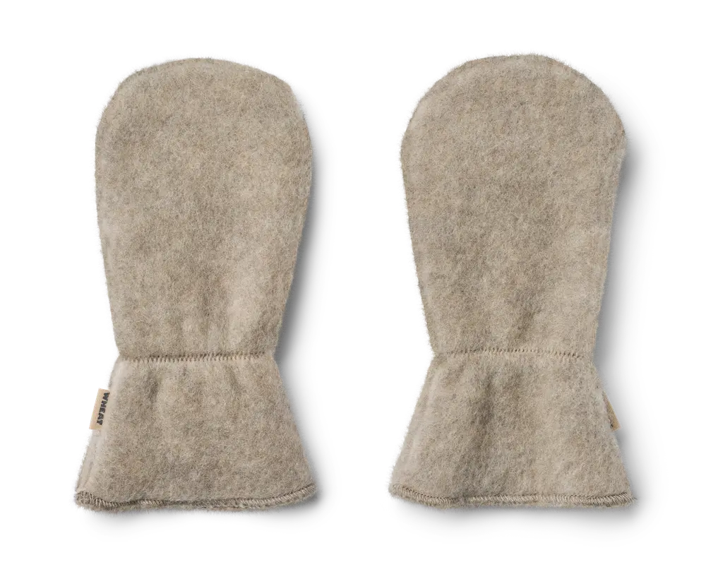 Wheat Jay Uld Fleece Luffer - Khaki Melange - ONESIZE Wheat Jay Uld Fleece Luffer - Khaki Melange - ONESIZE