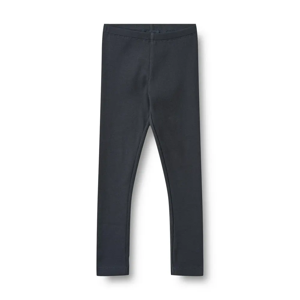 Wheat Jules Jersey Rib Leggings - Navy - 116