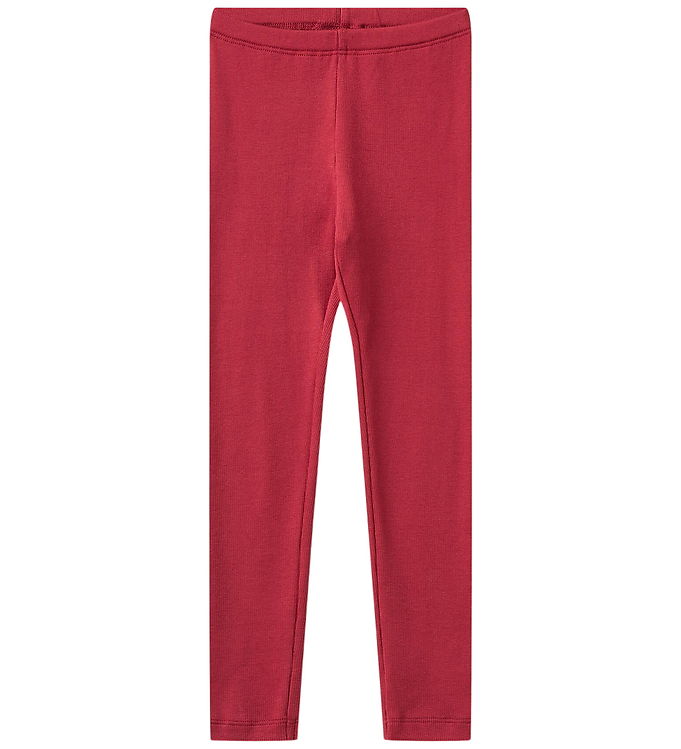 Wheat Leggings - Rib - Jules - Red Cherry