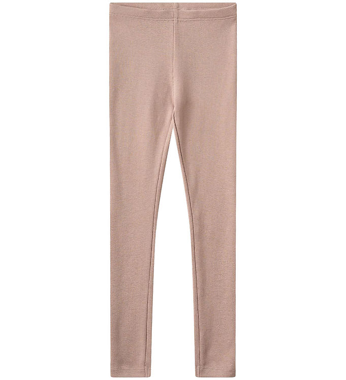 Wheat Leggings - Rib - Maddy - Dry Rose