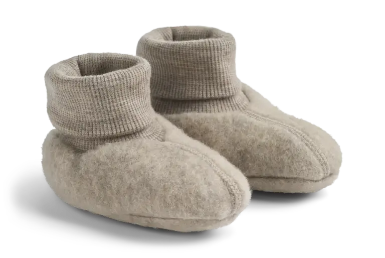 Wheat Lei Filtet Uld Futter - Khaki Melange - 0-6 MDR.