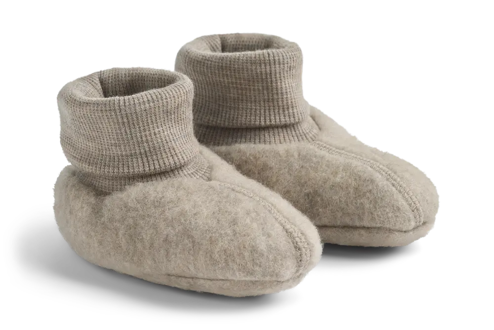 Wheat Lei Filtet Uld Futter - Khaki Melange - 0-6 MDR.