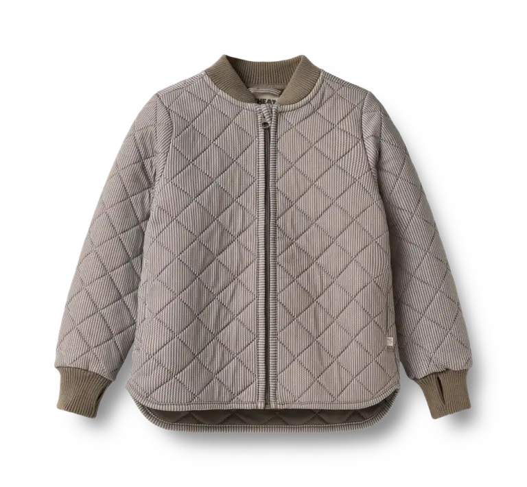 Wheat Loui Termojakke - Brown Stripe - 116 Wheat Loui Termojakke - Brown Stripe - 116