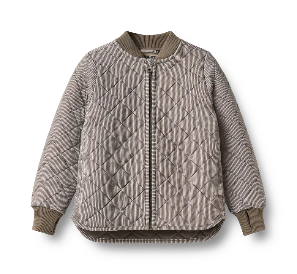 Wheat Loui Termojakke - Brown Stripe - 116 Wheat Loui Termojakke - Brown Stripe - 116