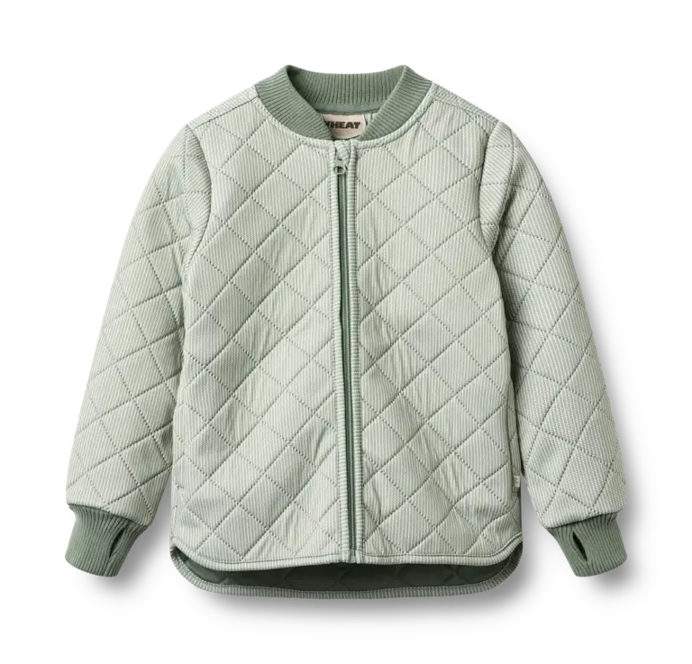 Wheat Loui Termojakke - Green Stripe - 98